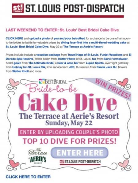 Bridal show email with CTA