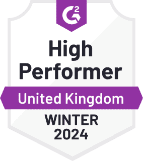 High Performer United Kingdom Winter 2024 G2 Badge