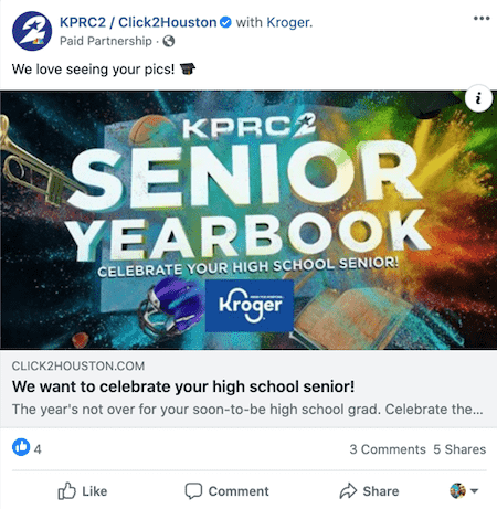 KPRC tries organic social posts